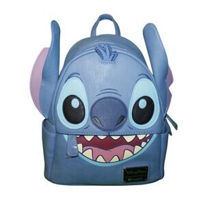 Rare NWT Loungefly Stitch Mini Backpack | Heart Logo